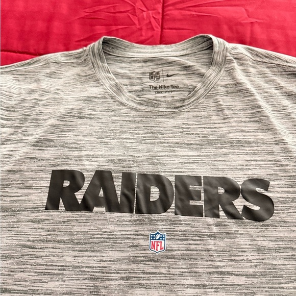 Nike Men's Gray Raiders T-Shirt - Picture 2 of 4